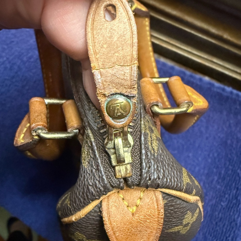 Louis Vuitton Brown and Tan Mini Monogram Bag - Picture 6 of 10